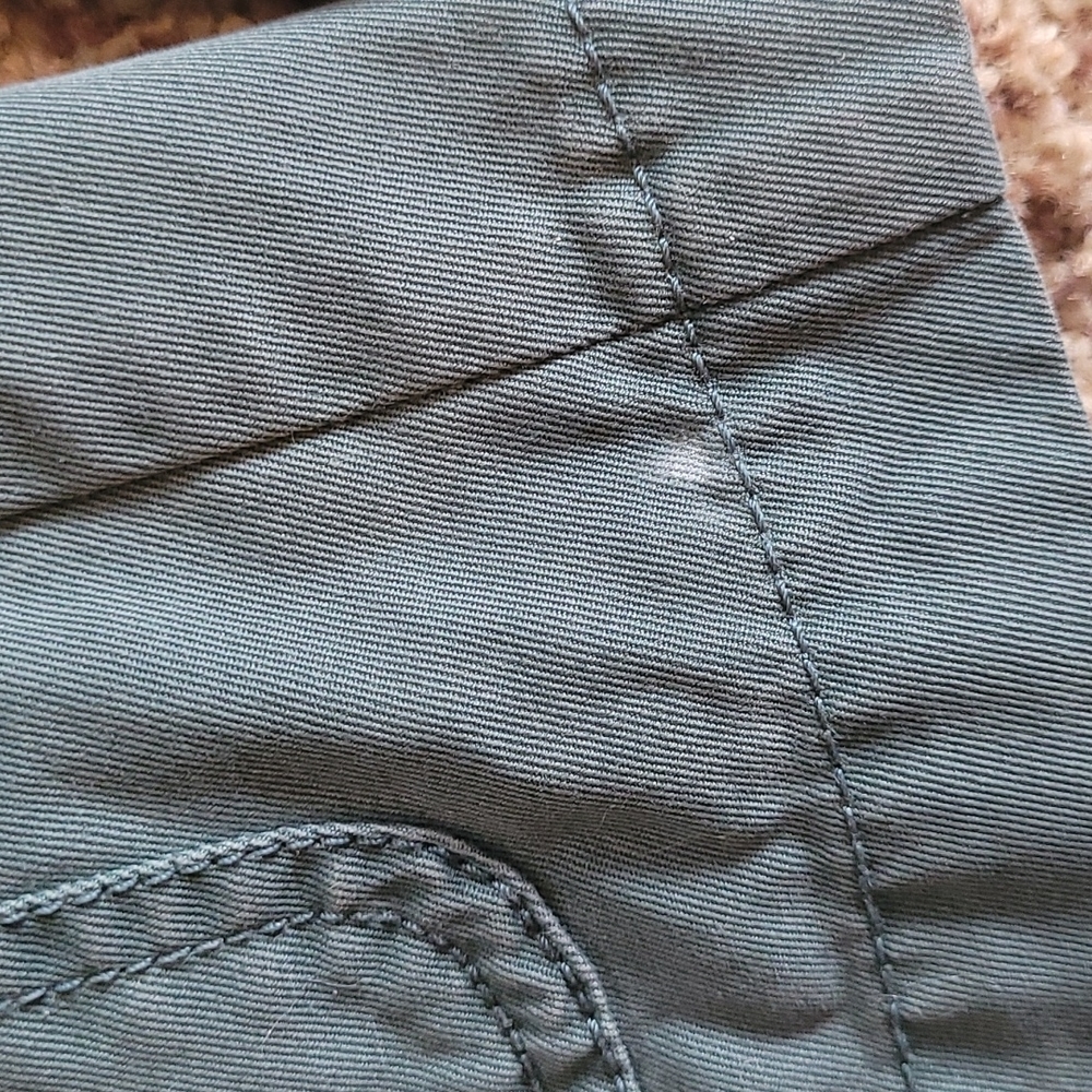 Gap Olive Green Button Down Utility Jacket Large - image 5